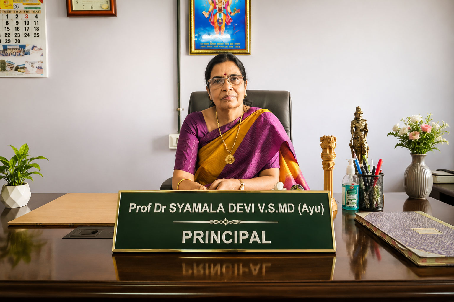 Prof. Dr. Syamala Devi V.S., M.D (Ayu) - Principal